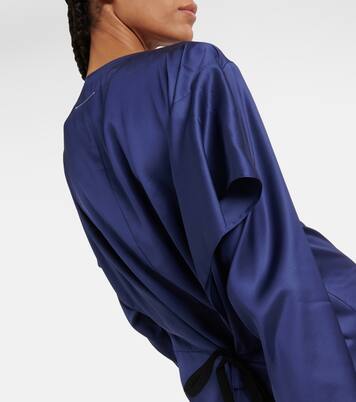 Midikleid aus Satin | MM6 Maison Margiela