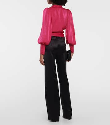 Top Mouglalis aus Satin | Costarellos