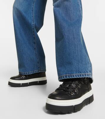 Bottines Vaduz en cuir et shearling | Bogner