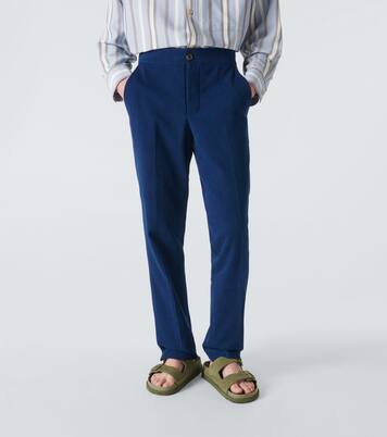 Cotton slim pants | King & Tuckfield