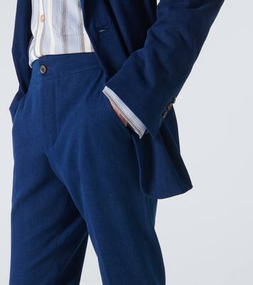 Cotton slim pants | King & Tuckfield