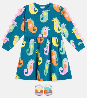 Robe imprimé en coton  | Stella McCartney Kids