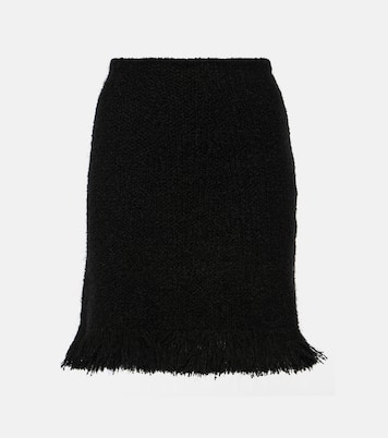 High-Rise-Minirock aus einem Wollgemisch | Chloé