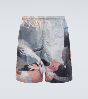 x Helen Verhoeven shorts estampados | Undercover