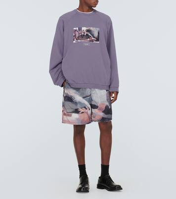 x Helen Verhoeven shorts estampados | Undercover