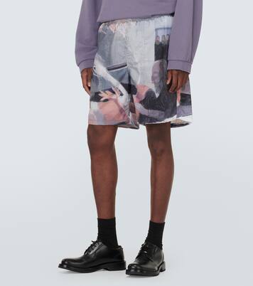 x Helen Verhoeven shorts estampados | Undercover