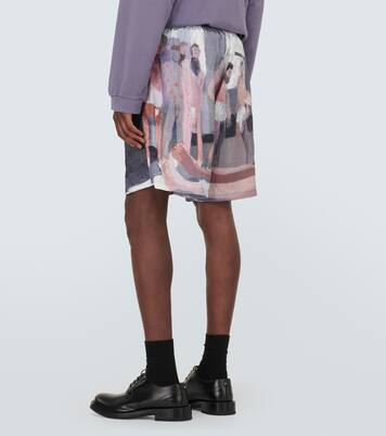 x Helen Verhoeven shorts estampados | Undercover