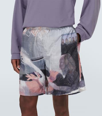 x Helen Verhoeven shorts estampados | Undercover