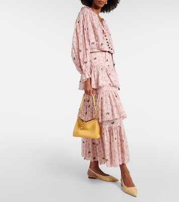 Jama raffia slingback ballet flats | Malone Souliers