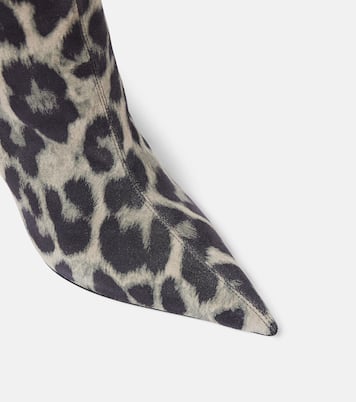 Bottes Jessica 105 en cuir façon poulain | Paris Texas