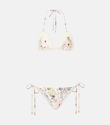 Bikini Halliday de croché floral | Zimmermann