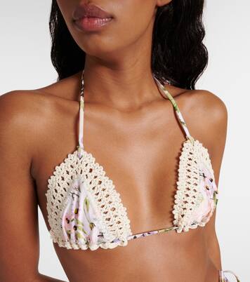 Bikini Halliday de croché floral | Zimmermann