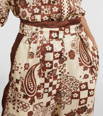 Pantalones anchos de tiro alto | Alémais