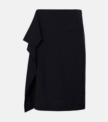 Wool wrap skirt | Plan C
