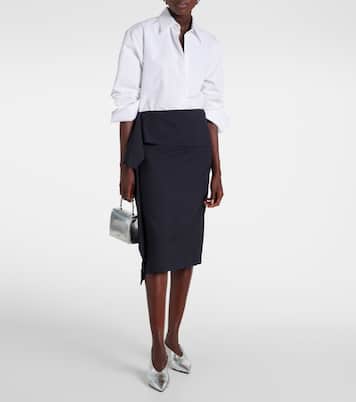 Wool wrap skirt | Plan C