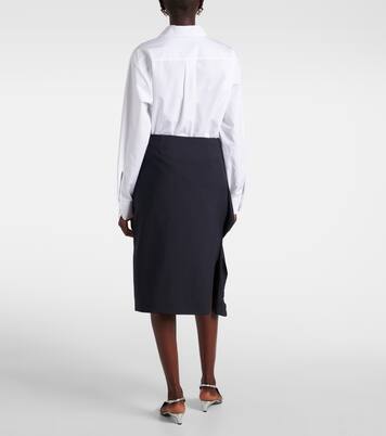 Wool wrap skirt | Plan C