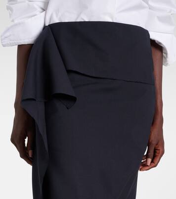 Wool wrap skirt | Plan C