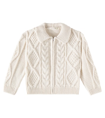 Patagonia cable-knit zip-up cardigan | The New Society