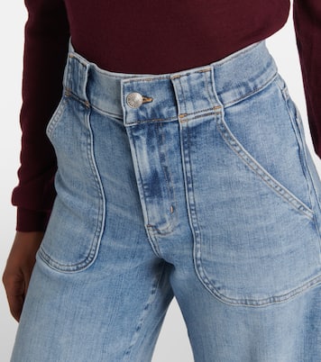 High-Rise Wide-Leg Jeans Modern Pocket | Frame