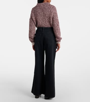 Jeans Easy Wide Flared de tiro alto | Frame