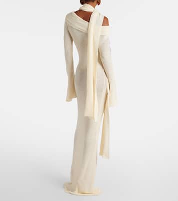 Ursa scarf-detail maxi dress | Aya Muse