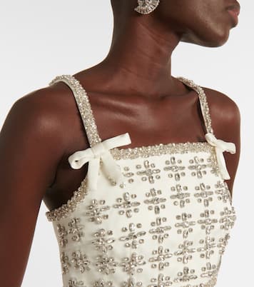 Minikleid Lia mit Kristallen | Rebecca Vallance