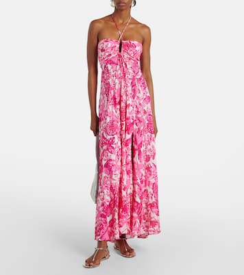 Bedrucktes Maxikleid Carla | Poupette St Barth