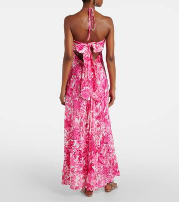 Bedrucktes Maxikleid Carla | Poupette St Barth