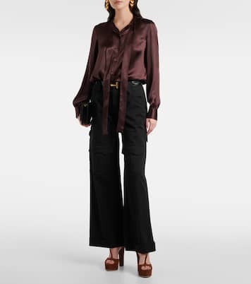 Angelina 130 suede platform sandals | Tom Ford