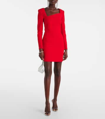 Abito corto asimmetrico in crêpe | Roland Mouret