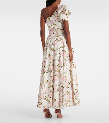 Abito lungo monospalla in cotone  | Giambattista Valli