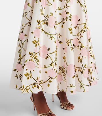 Abito lungo monospalla in cotone  | Giambattista Valli