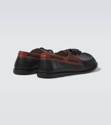 Campo leather boat shoes | Loewe