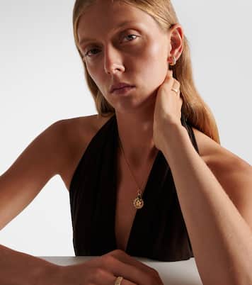 Reverie Medium 18kt gold pendant with diamonds | FoundRae