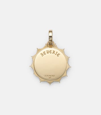Reverie Medium 18kt gold pendant with diamonds | FoundRae