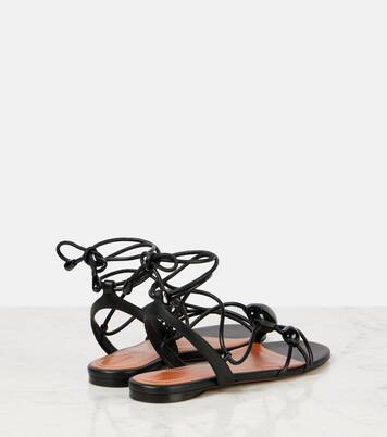 Gleam leather sandals | Zimmermann