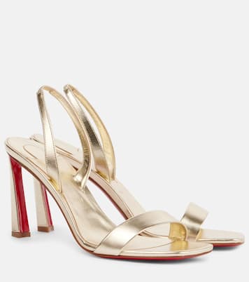 Sandali O Condora 85 in pelle metallizzata | Christian Louboutin