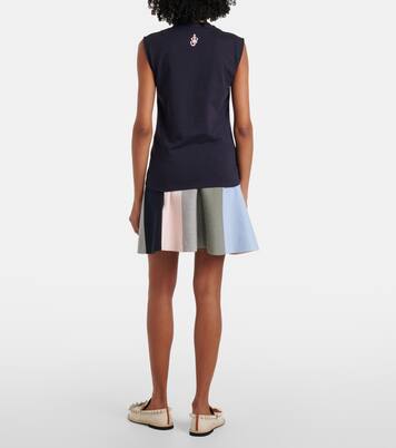 Bedrucktes Top aus Baumwoll-Jersey | JW Anderson