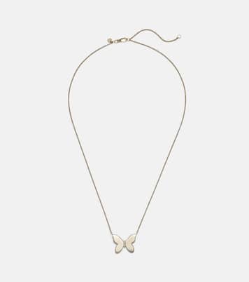 Butterfly 14kt gold necklace with diamonds | Sydney Evan