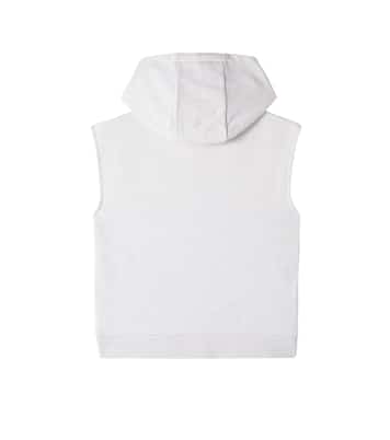 Sleeveless cotton-blend sweatshirt | Marc Jacobs Kids