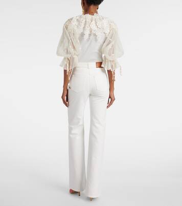 High-rise flared jeans | Chloé