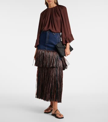 Bluse aus Seiden-Georgette | Johanna Ortiz