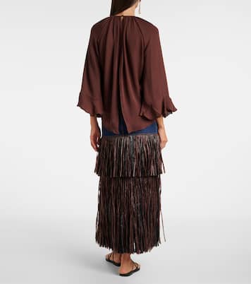 Bluse aus Seiden-Georgette | Johanna Ortiz