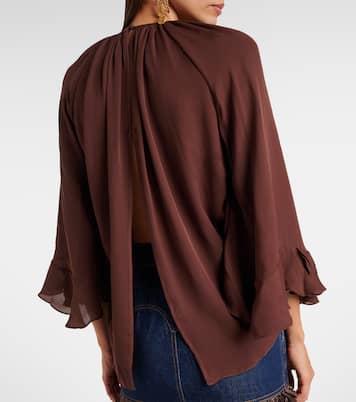 Bluse aus Seiden-Georgette | Johanna Ortiz