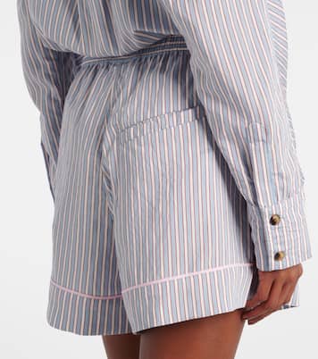 Striped Bermuda shorts | Ganni