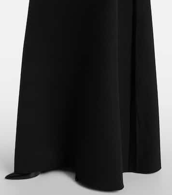 Belted ruffled crêpe gown | Safiyaa