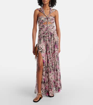 Bestickte Sandalen Enore aus Veloursleder | Isabel Marant