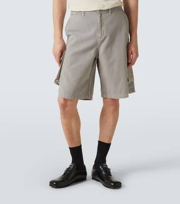 Mount cotton and hemp canvas cargo shorts | Our Legacy