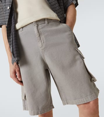 Mount cotton and hemp canvas cargo shorts | Our Legacy