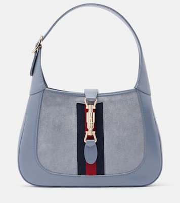 Borsa Jackie 1961 Medium in suede e pelle | Gucci
